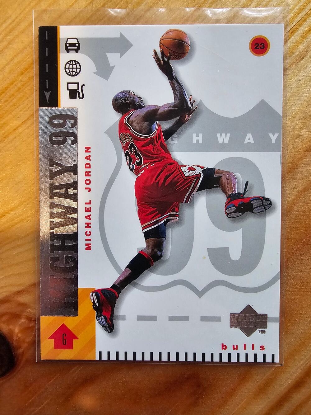 Michael Jordan 1998-1999 Upper Deck #290 Highway 99 - Chicago Bulls - NBA